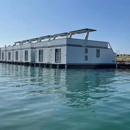 Dream Houseboat With A Whirlpool On The Water
